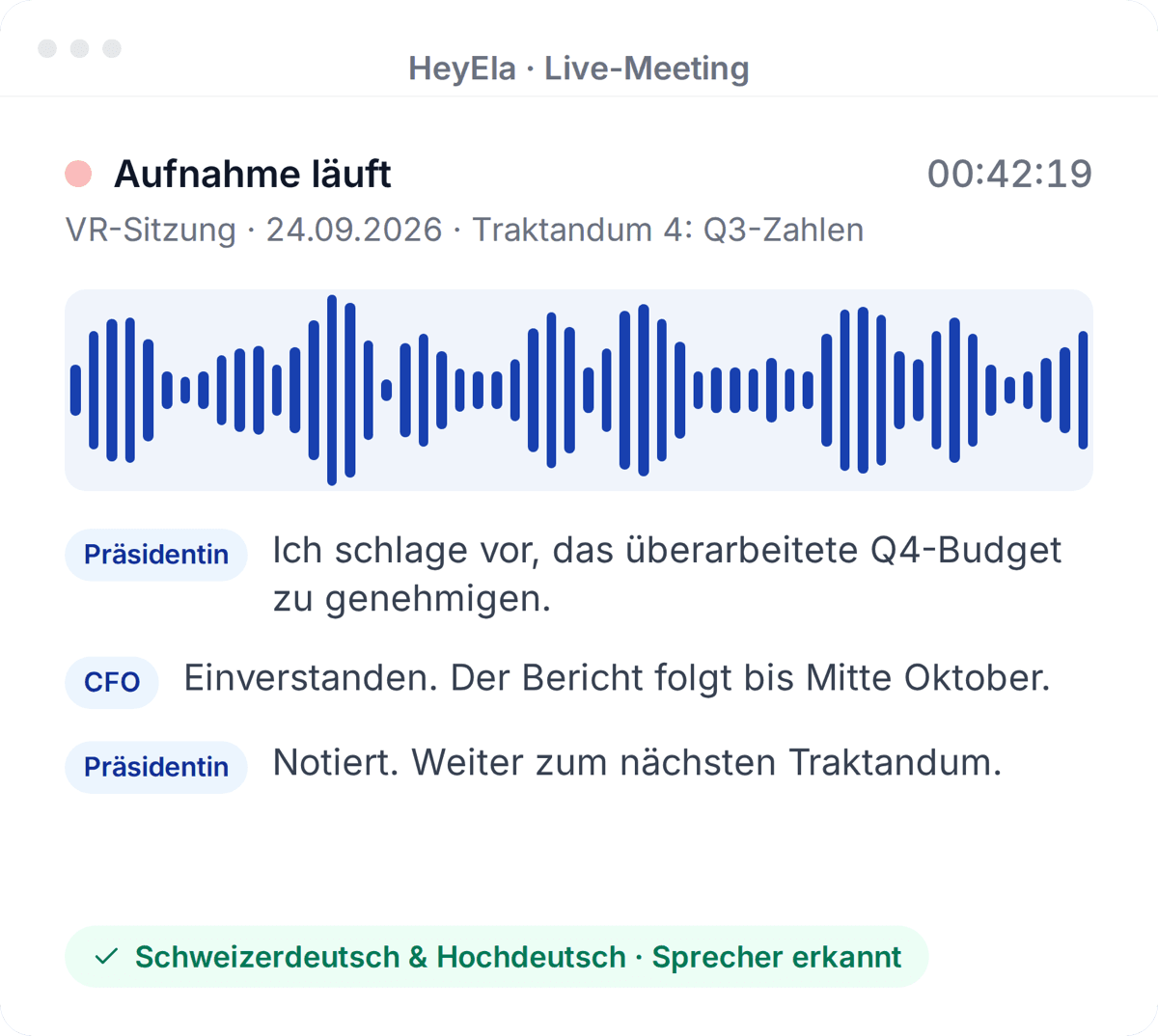 Leiten statt mitschreiben